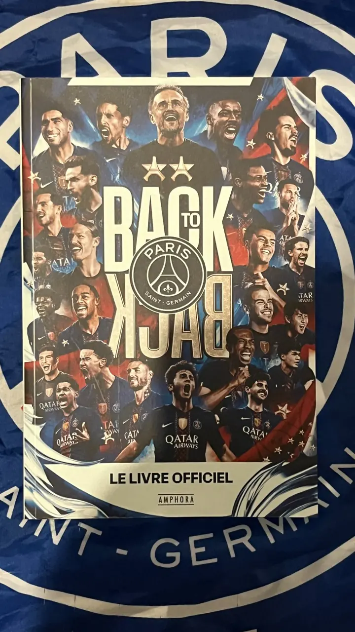 Livre Officiel PSG Back to Back