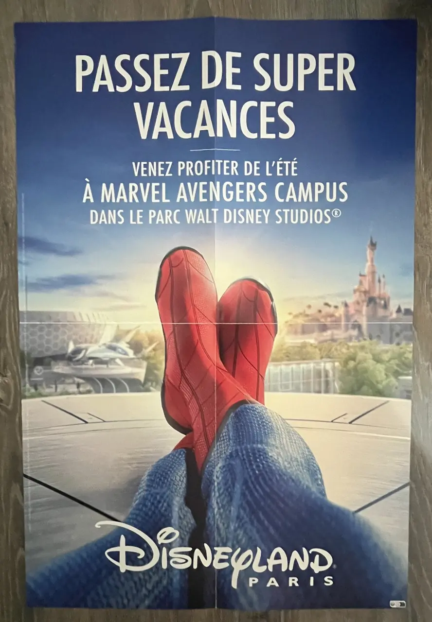 Affiche Vacances Spider-Man