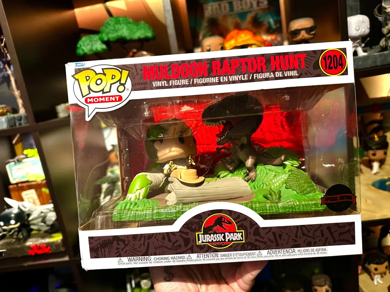 Muldoon Raptor Hunt (Movie Moments)