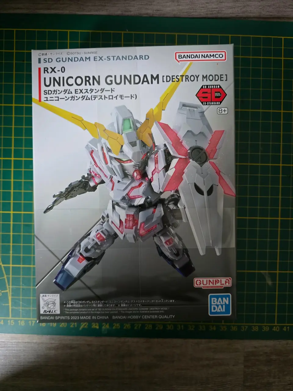 SD RX-0 Gundam Unicorn Destroy mode