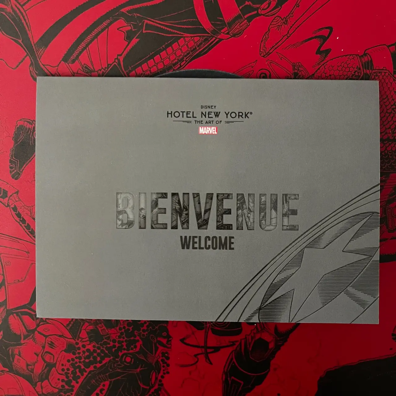 Carte Bienvenue Double Cpt America HNY