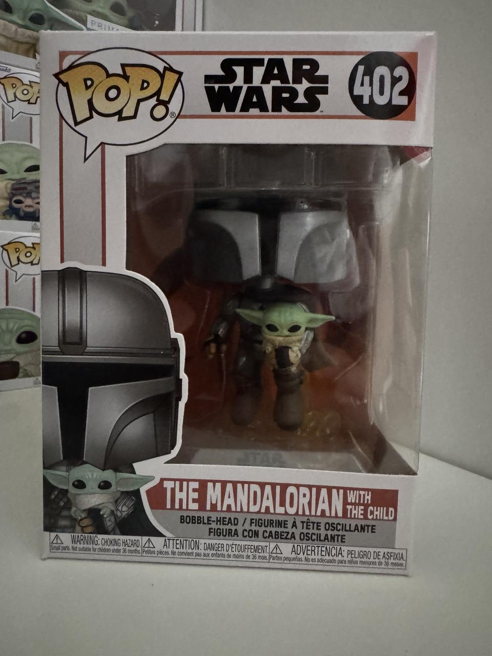 The mandalorian with the child
