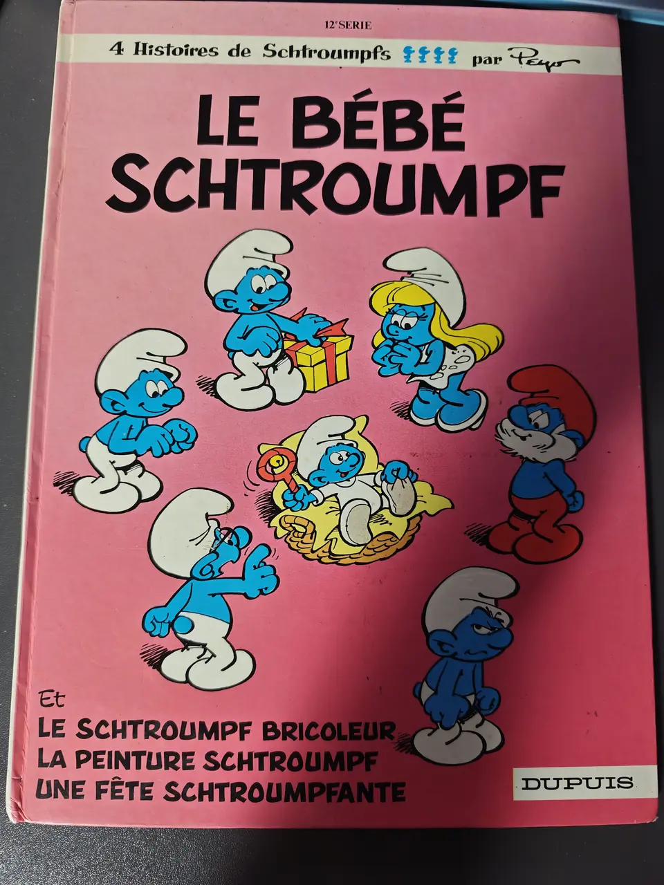 Le bébé Schtroumpfs