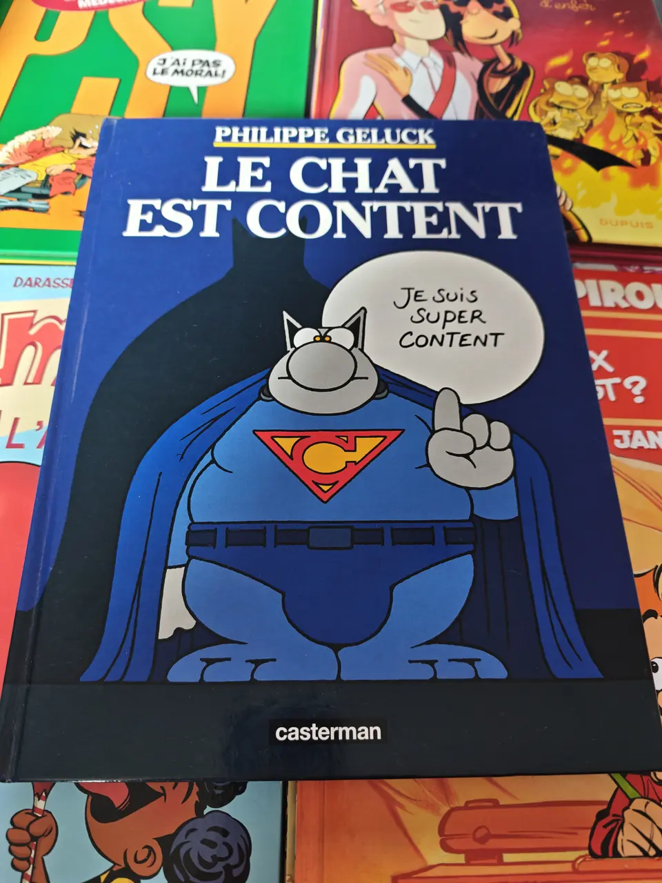 Le chat est content