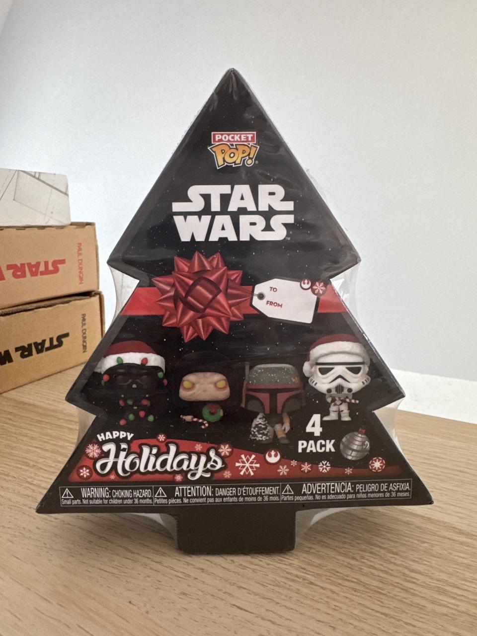 Happy holidays 4 pack