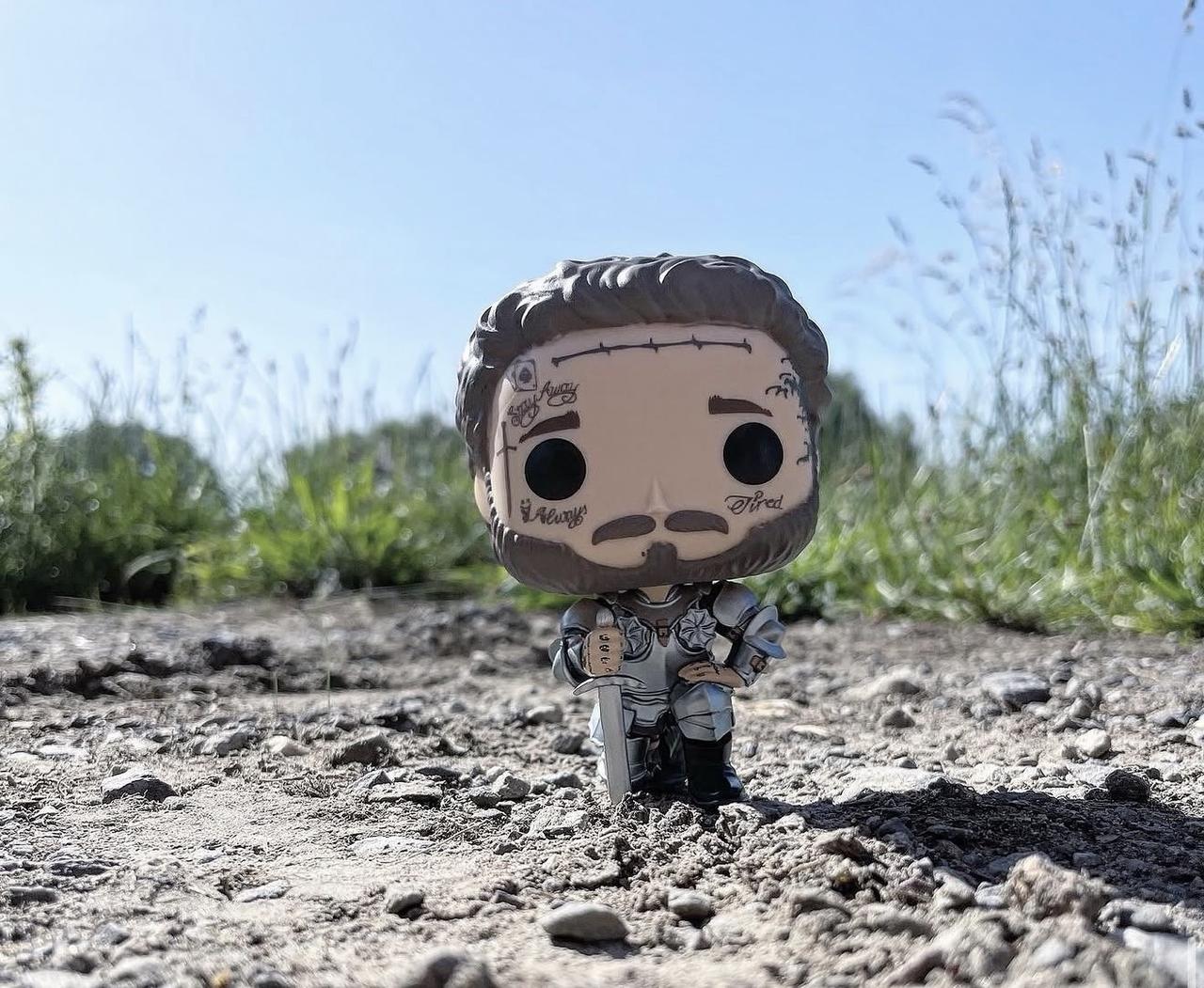 Post Malone in Knight Armor