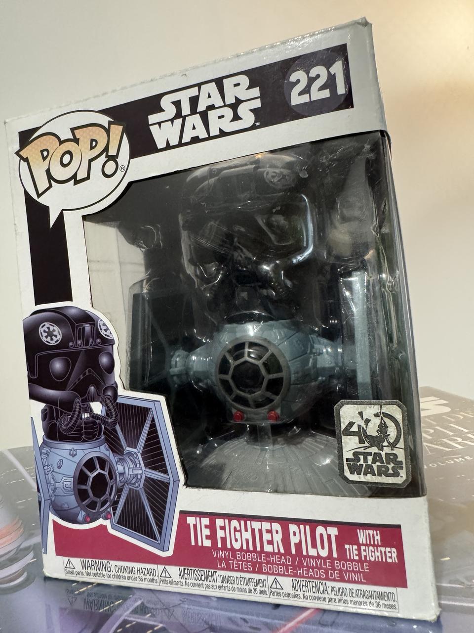 Tie fighter pilot with the tie fighter