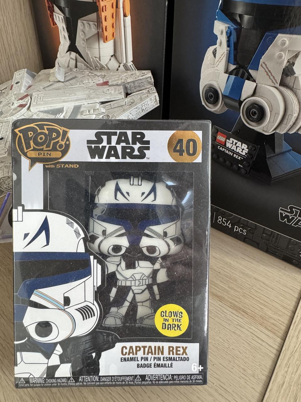 Captain Rex (Glow in the Dark · POP! Pin)