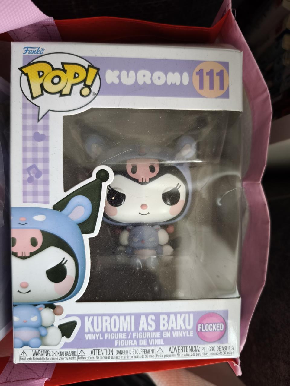 Kuromi as Baku (Flocked)