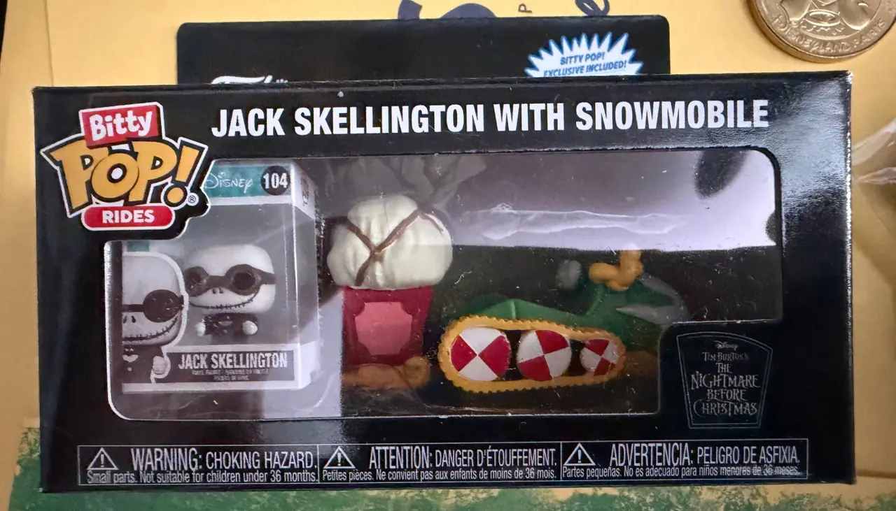 Jack skellington with snowmobile (Rides)
